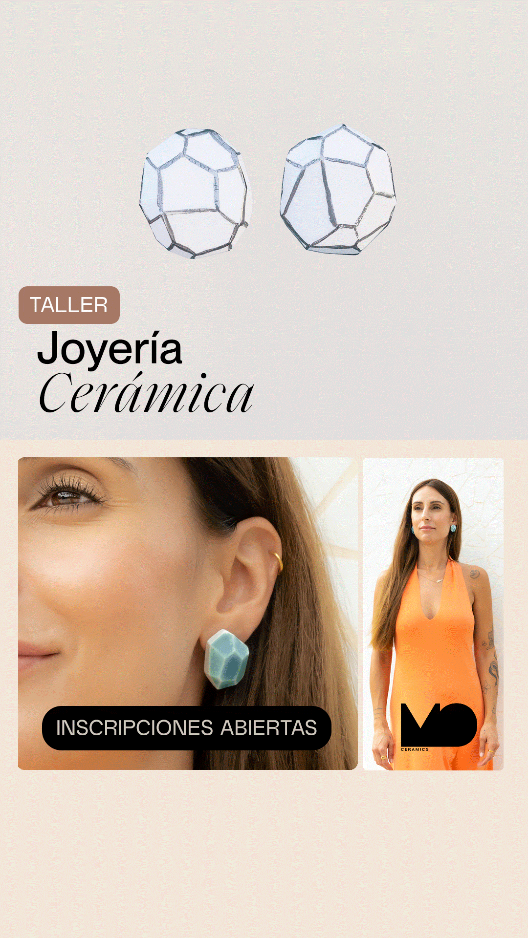 Taller de joyas cerámicas en Alicante