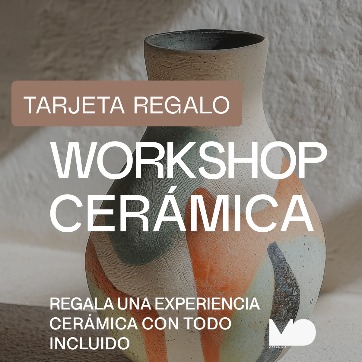 Tarjeta Regalo para Curso Cerámica