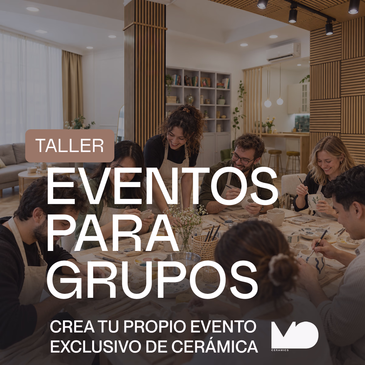 Taller privado de cerámica para grupos y eventos en Alicante