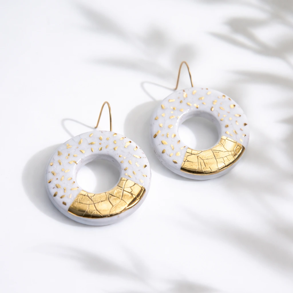 Pendientes Donut para bodas